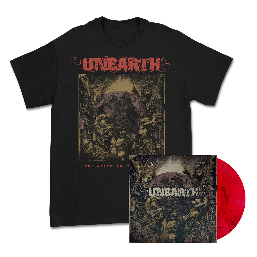 Album T-Shirt + The Wretched ; The Ruinous Red LP Bundle