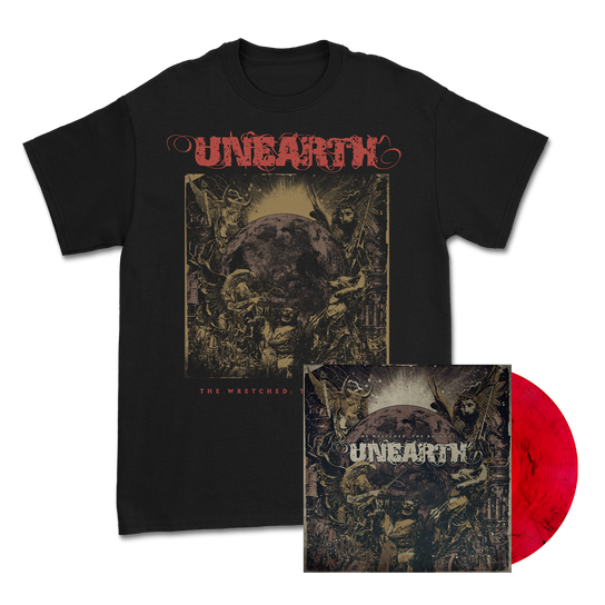 Album T-Shirt + The Wretched ; The Ruinous Red LP Bundle