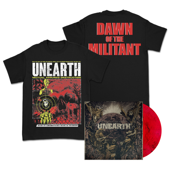 Dawn of the Militant T-Shirt + The Wretched ; The Ruinous Red LP Bundle