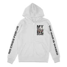 Load image into Gallery viewer, My Will Be Done Zip-Up Hoodie - White
